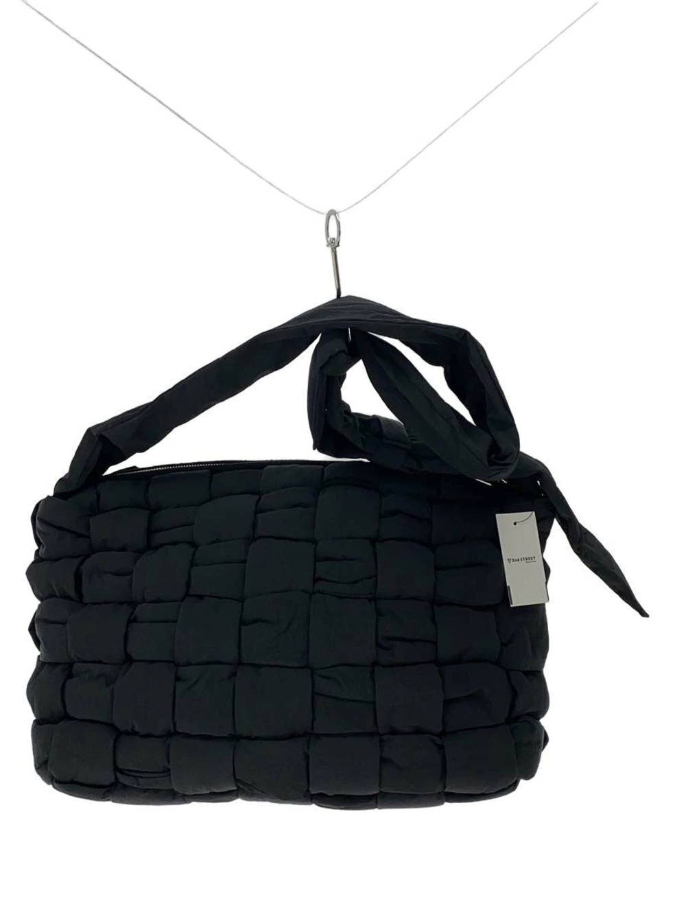 Bottega Veneta Cassette Bag padded woven technical Intreccio Black